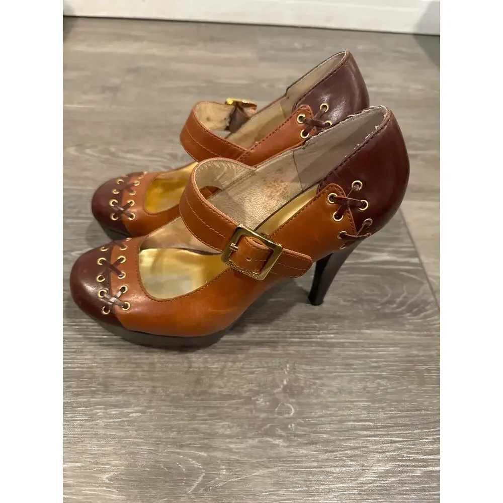 Micheal Kors Baby Doll Platform Heels, Womens Size 7.5 - Picture 2 of 5
